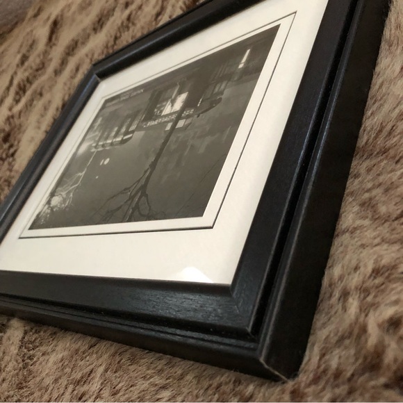 LONDON Framed Black & White Print, NIGHT TIME COFFEE - Series # 27606 - Picture 8 of 8